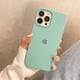 thumbnail image 3 of Funda Amarilla De Silicona Flocada Azul Para IPhone 14 11 12 13 Pro X XS Max XR 7 8 Plus Gema Verde Borde Recto Cubierta, 3 of 3