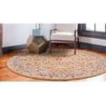 thumbnail image 3 of Rugs.com Aditi Collection Rug – 6' Round Dark Yellow Low Rug Perfect For Kitchens, Dining Rooms, 3 of 9