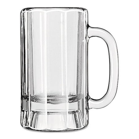 

Glass Mugs & Tankards 14 oz Clear Paneled Beer Mug 12/Carton