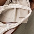 thumbnail image 4 of Bolso De Mujer Bolso de mano de celosía para mujer Bolso de hombro sólido de edredón de gran capacidad (blanco), 4 of 6