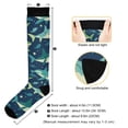 thumbnail image 3 of FORMRS Womens Knee High Socks Casual Long Thick Travel Daily Wear, 2 Pairs, Sharks Pattern, 3 of 6