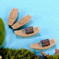 thumbnail image 5 of Resin Fishing Boat Figurine - Mini Decorative, Waterproof & Garden-Friendly - Succulent Pot Ornament for Home/Garden, 5 of 7