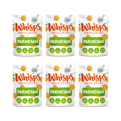 Whisps Parmesan Cheese Crisps Keto Snack, Gluten Free, Sugar Free, Low Carb, High Protein 2
