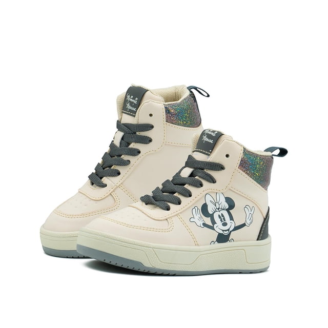 Tenis Bota Tropicana para Niña Minnie Mouse Beige 12-21.5 15.5