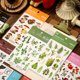 thumbnail image 2 of JIANWU 2 Hojas Serie Wonderland Simple Planta Manual Decoración PVC Transferencia Pegatina Creativa DIY Collage Material Papelería, 2 of 4