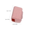 thumbnail image 2 of HAMPPLIES 4Pcs Assorted Color Toothbrush Cover Protective Holder Lightweight and Easy to Carry Outdoors, 2 of 6