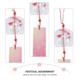 thumbnail image 4 of Shisuyan 1pc Glass Wind Chime Japanese Style Party Wind Bell Garden Hanging Adornment, 4 of 8
