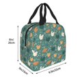 thumbnail image 2 of Pofeuu Flowe Rooster Print Lunch Bag Lunch Box Large Capacity Insulated Lunch Bag for Adult, Leakproof Reusable Lunch Tote Bags for Work, 2 of 5
