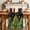 Green White Brown, variant on Brown Christmas Tree Table Runner 48 Inches Long Farmhouse Dress Scarves, Xmas Trees Snowflake Winter Wood Dining Tablerunner for Coffee Table/Kitchen Island/Party Décor, 13" x 48"