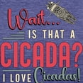 thumbnail image 3 of CafePress - Cicadas Wait Is That A Cicada Entomologist Insects Women's Deluxe T Shirt - Womens Tri-blend T-Shirt, 3 of 4