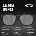 thumbnail image 4 of Oakley OO9487 Holbrook XXL Rectangle Shaped Polarized Sunglasses for Men & Women - Includes Official Eyewear Kit - Matte Black Frame with Prizm Black Lens, 4 of 5