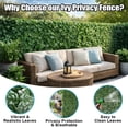 thumbnail image 6 of Shade&Beyond Artificial Ivy Privacy Fence Screen 5' x 9' Faux Ivy Hedge Wall Panel for Garden, Balcony, Fence & Patio, UV Resistant Decorative Greenery Privacy Screen, 6 of 7