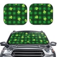 thumbnail image 2 of Windshield Sun Shade, Happy St. Patrick's Day5 Foldable Car Sun Shade Windshield for Front, 2 Pieces, 2 of 7