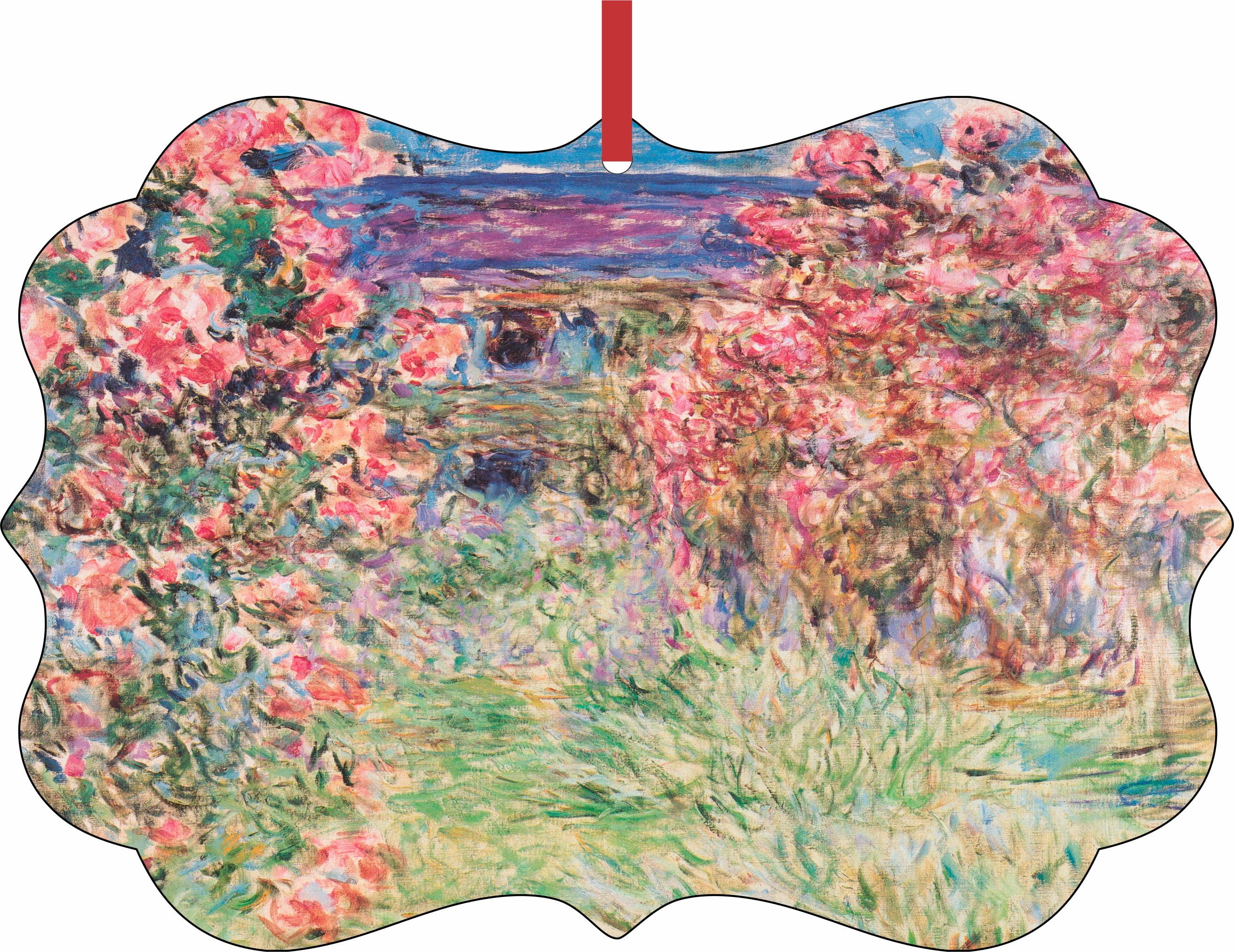 Artist Claude House Among the Roses Christmas Aluminum