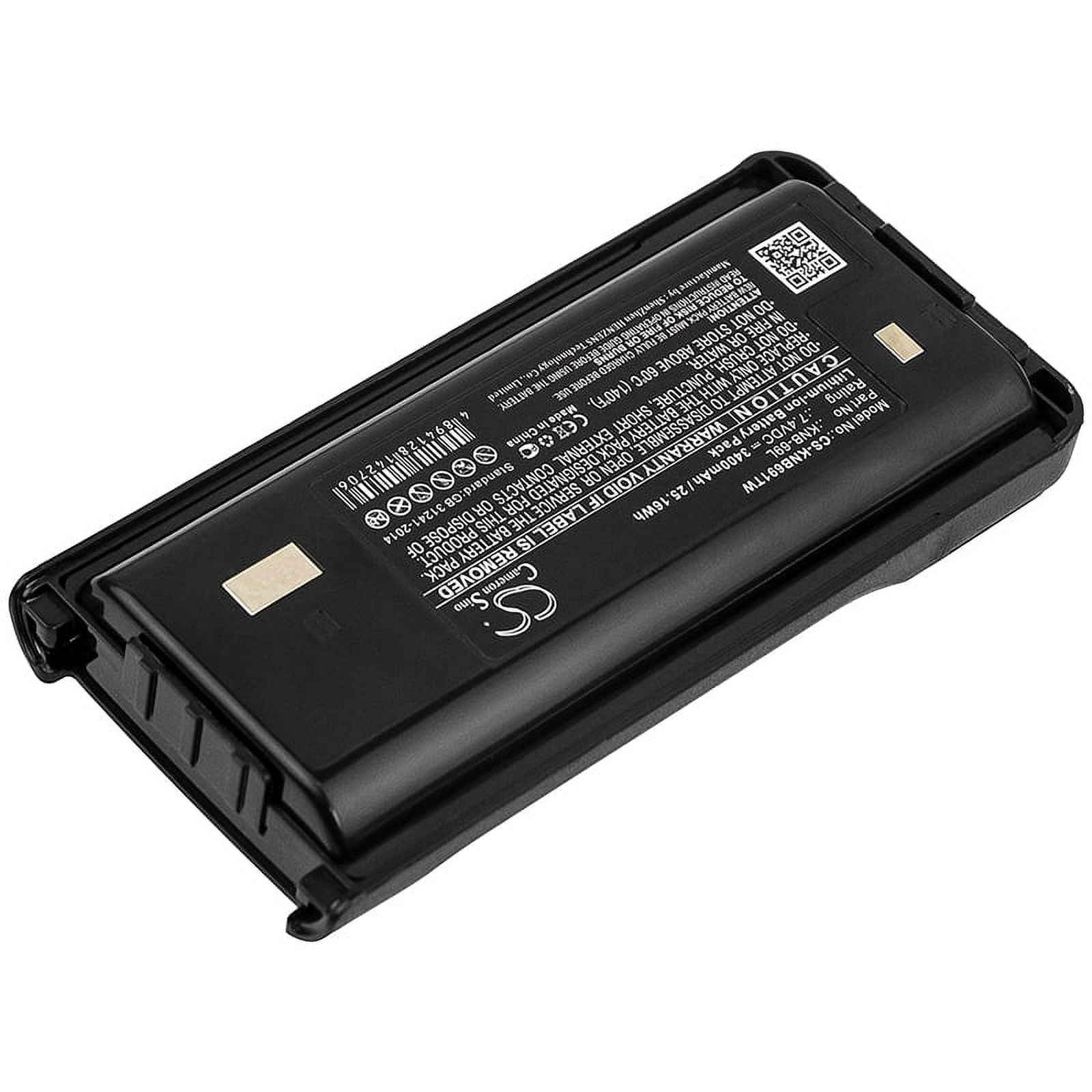 Replacement Battery for Kenwood KNB-69L,PN:KNB-69L,3400mAh
