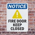 thumbnail image 4 of (2 Pack) Fire Door Keep Closed OSHA Notice Sign 18 Inch X 24 Inch Indoor / Outdoor Rust-Free Aluminum Metal Signs for Workplace, Workshop, and Construction Site, Made in the USA, 4 of 8