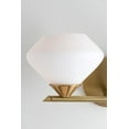 thumbnail image 4 of Open Box Mitzi H136302 Valerie 2 Light 14" Wide Bathroom Vanity Light - Brass, 4 of 4
