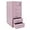 Purple, variant on 6-Drawer Vertical File Cabinet on Wheels Rolling Mobile Storage Organizer White Metal Office Cabinet for Home