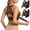 Brown, variant on Bra Hkoxplj Women Posture Correcting Wireless Bra High Support Full Coverage Front Closure Bralette Comfort Everyday Bra for Work Study Driving Travel Light Workout S to XXL Breathable