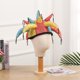 thumbnail image 3 of 1 pieza de sombrero de payaso de campana de mascarada de Halloween, gorra de cosplay, sombrero de actuación en el escenario, accesorios de disfraces de fiesta para carnaval, decoración de festivales, 3 of 5