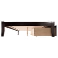 thumbnail image 4 of Leo & Lacey Lit Plateforme Grand avec Rangement, Couleur Espresso, 4 of 5