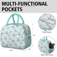 thumbnail image 6 of Lunch Bag Lunch Box for Women Reusable Insulated Lunch Bags,Water-Resistant Vintage Starfish Cooler Lunch Tote Bag, Large Capacity for Work Travel Picnic, 6 of 6
