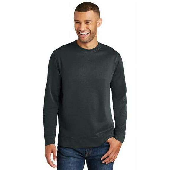 Port 1234661 Performance Fleece Crewneck Sweatshirt, Jet Black - 2XL
