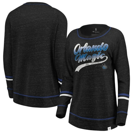 Orlando Magic Fanatics Branded Women's Dreams Sleeve Stripe Speckle Long Sleeve T-Shirt -