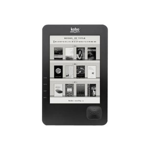 Vervelen ten tweede tekst Kobo Wireless eReader - eBook reader - 6" monochrome E Ink - SD slot -  Wi-Fi - onyx - Walmart.com