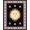 Black Purple Beige, Pattern 2, variant on ODIKA Round Boho Gothic Vintage Border Distressed Astrology Scroll for Entryway, Kitchen, Mudroom, Stain Resistant Flatwoven