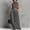 Gray, variant on mihongmao Summer 2 Piece Sets For Women Dressy Club Outfits Women Turtleneck Sleeveless Crop Top 2 Piece Outfit Casual Loose Wide Leg Sweatpants Set With Pockets Black XL