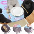 thumbnail image 4 of Poodles Round Fitted Tablecloth with Elastic Edge,Dining Table Cover Waterproof,Outdoor Round Tablecloth for Camping,Dining,Indoor and Outdoor, 4 of 7
