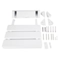 thumbnail image 1 of Asiento de ducha abatible de pared, banco de baño plegable para uso doméstico en sauna, color blanco, 1 of 14