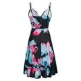 thumbnail image 4 of IROINNID A-Line Dress For Women Casual Print Sleeveless Sling Dress V-Neck Knee-Length Dress, 4 of 6