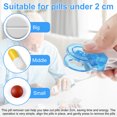 thumbnail image 6 of Austok 3Pcs Portable Pill Taker,Reusable Pill Taker Remover No Contact Easy to Take Pill Out Tool Plastic Pills Blister Pack Opener Pill Taker Household Gadgets for Seniors the Disabled, 6 of 9
