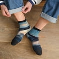 thumbnail image 3 of Rateoe Dancing Whale Pattern Quarter Crew Socks,Toe Seamed Ankle Socks,Cotton Cushioned Breathable Athletic Crew Sports Socks, 3 of 7