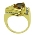 thumbnail image 4 of Carillon Classic Trillion Citrine 2.32 Ctw 925 Silver Solitaire Accents Women Love Ring Size US- 8, 4 of 8