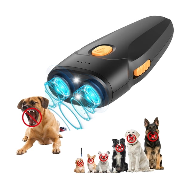 Dog Barking Stopper,Dog Bark Deterrent Device, Anti Barking Device for Dogs Far Ultrasound Humane Alternative to Training Collars