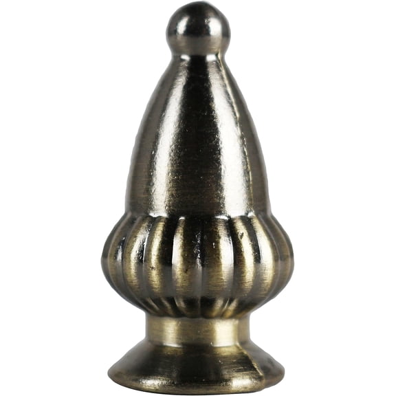 Urbanest Acorn Lamp Finial – 1 7/8 Inch Tall, Brushed Nickel– Decorative Lamp Shade Finial for Table & Floor Lamps- 1 Piece