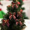 thumbnail image 5 of Christmas Bow Decoration 5 Pieces Suitable for Home Decoration Suitable for Christmas Decoration Wedding Party Bowknot Cute Mini Xmas Bowknot Ornament Tree Bow Ornament, 5 of 9