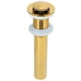 thumbnail image 3 of Desagüe de lavabo de baño, desagüe de lavabo dorado sin accesorios de baño Desagüe de lavabo de baño de ingeniería de precisión, 3 of 12