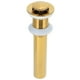 thumbnail image 2 of Desagüe de lavabo dorado sin desbordamiento, antiobstrucción, tapón de desagüe de lavabo para grifo de baño sin orificio, 2 of 15