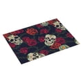 thumbnail image 2 of Bingfone Roses Skulls ,18" X 24"Dish Drying Mat For Kitchen Counter,Ultra Absorbent Microfiber, 2 of 9