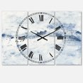 thumbnail image 1 of DesignArt Grande Horloge Murale Bleue Essuyable, 1 of 2