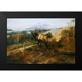 thumbnail image 2 of Russell, Charles M. 18x13 Black Modern Framed Museum Art Print Titled - The Elk, 2 of 5