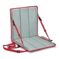 thumbnail image 3 of ARDEN Heated Stadium Seat, Battery Powered (not included) Foldable, Lightweight Foldable with Back Support & Carrying Strap for Sports Games, Camping, Outdoor Events, Gray/Red, 3 of 11