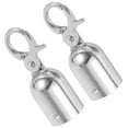 thumbnail image 2 of Miangastore 2 Pcs Embouts de Corde Crochets à Pression Accessoires de Corde en Acier Inoxydable, 2 of 8