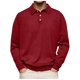 thumbnail image 1 of Blusa y camisa de manga larga con cuello vuelto para hombre, informal, de color liso, con botones, de terciopelo alemán, blusa de manga larga con cuello vuelto, camisa para hombre, tops de poliéster p, 1 of 5