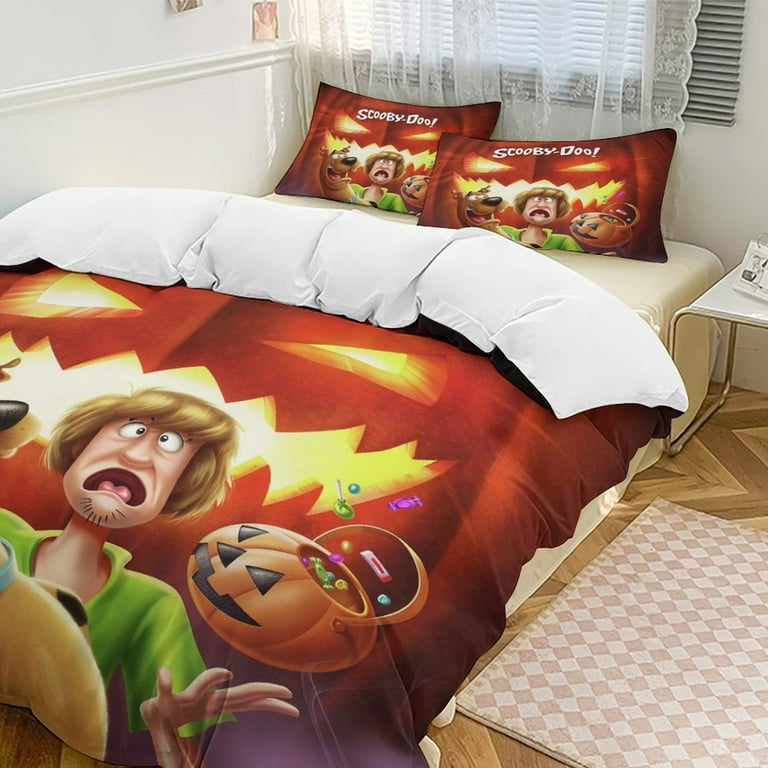 Scooby Doo Bedding Set Anime Bedding Set Cartoon Duvet Cover