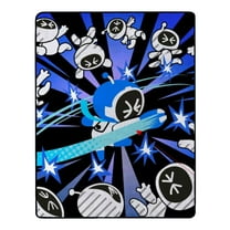 Playstation Astro Attack Silk Touch Throw Blanket for Kids, 46x60 inches